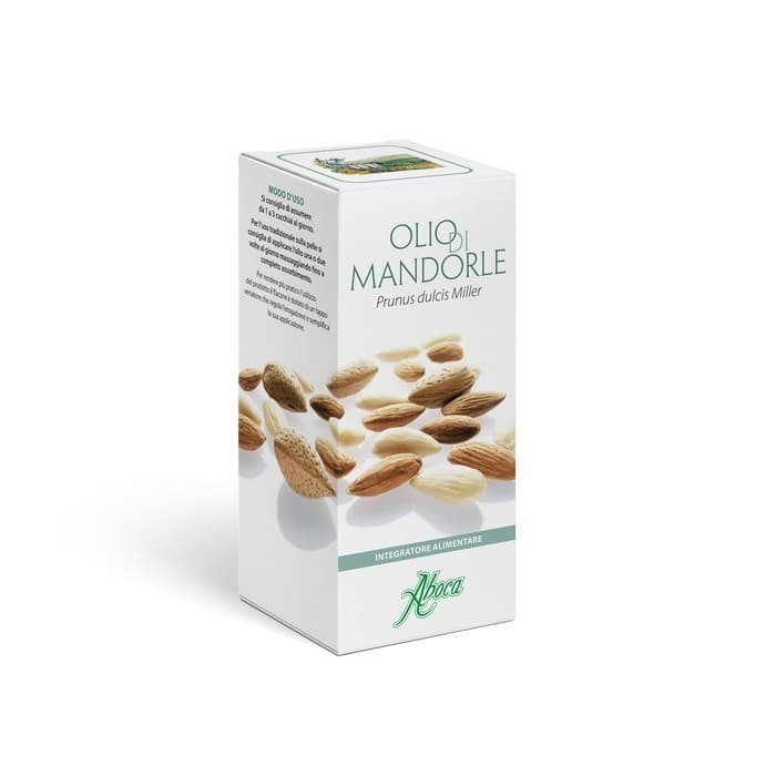 Olio di Mandorle Integratore Emolliente Intestino e Pelle, 100ml