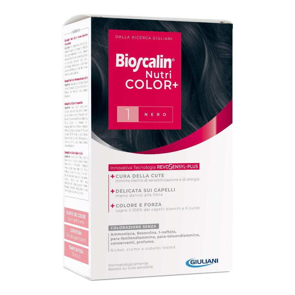 BIOSCALIN NUTRICOL PLUS 1 NERO Tintura per capelli in crema