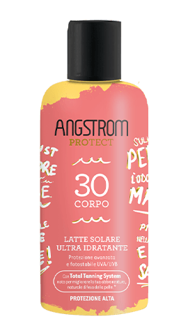 Angstrom Latte Solare Ultra Idratante SPF30 Limited Edition - Protezione solare alta adatta per il corpo - 200 ml