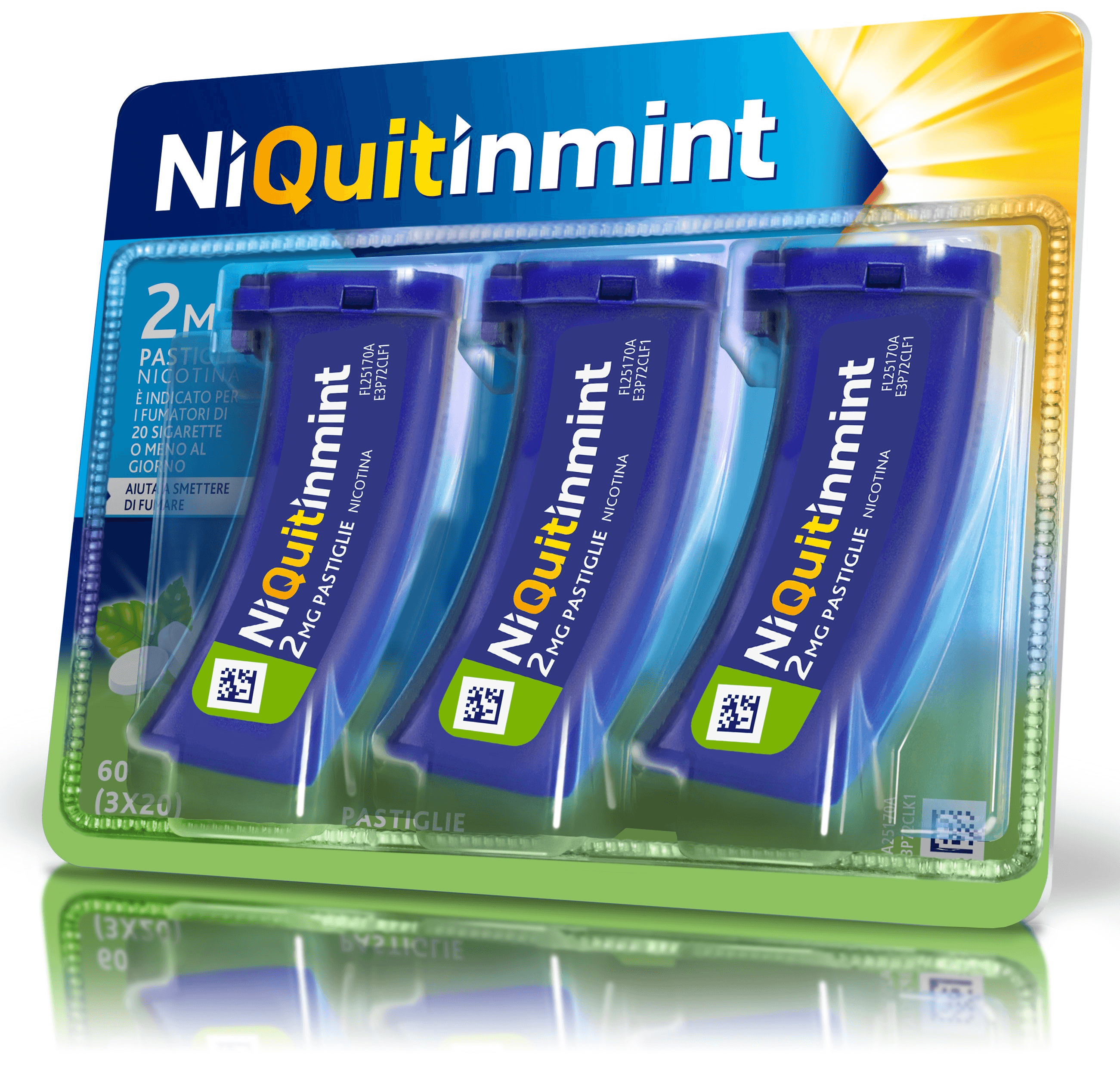 NIQUITIN Mini 60 Past.2mg