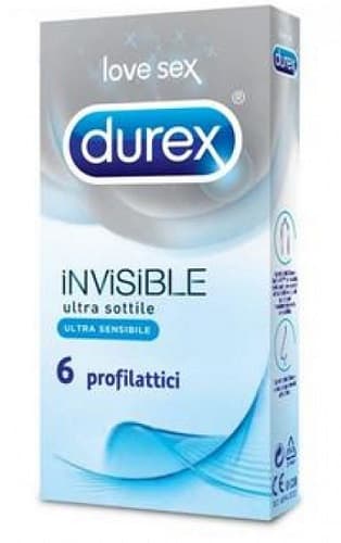 Durex Invisibile Profilattici Extra Sottili 6 pezzi