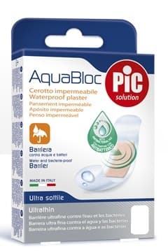 Pic Cerotto Aquabloc Antibatterico 10 x 6 cm 5 pezzi