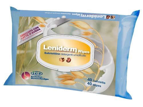 Leniderm Wipes Salviettine Umidificate per Cani e Gatti 40 Pezzi