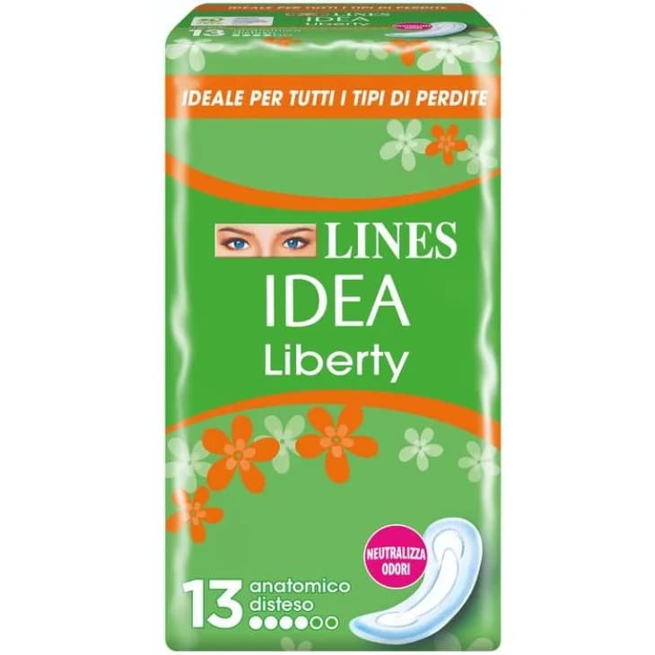 Lines Idea Liberty Assorbente Anatomico Disteso 13 Pezzi