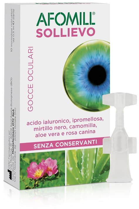 AFOMILL SOLLIEVO GOCCE OCULARI 10f