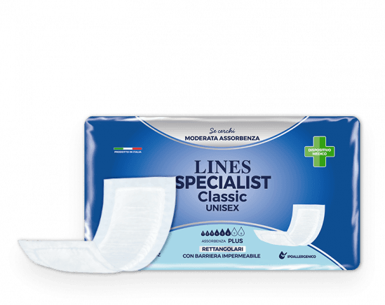 Lines Specialist Assorbenti Rettangolari PLUS Con Barriera 30 Pezzi