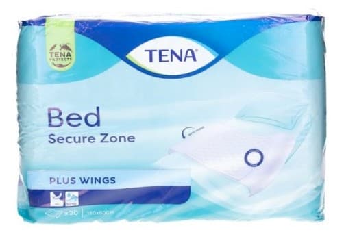 Tena Bed Secure Zone Plus Wings Traverse Assorbenti 80cmx180cm