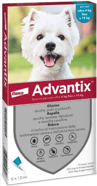 ADVANTIX SPOT ON*6PIP 4-10KG