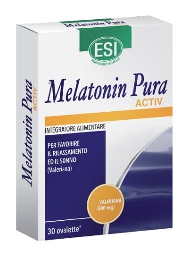 Esi Melatonin Pura Activ 30 Ovalette - Integratore per favorire il Sonno