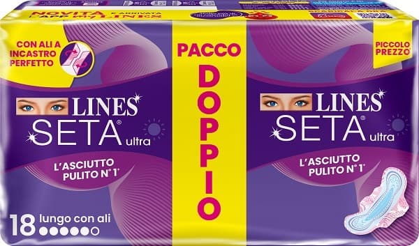 LINES SETA ULTRA ALI LUNGO X 18