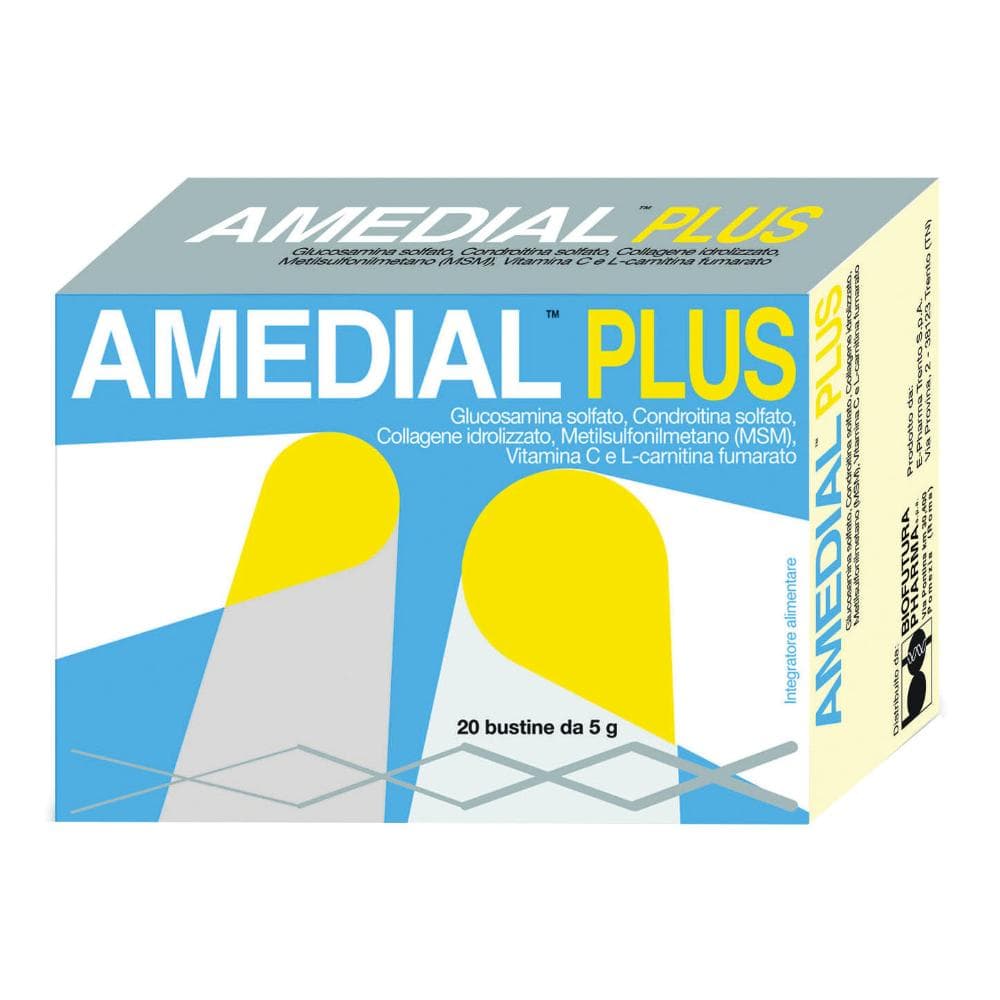 Amedial Plus integratore per ossa e cartilagini 20 bustine