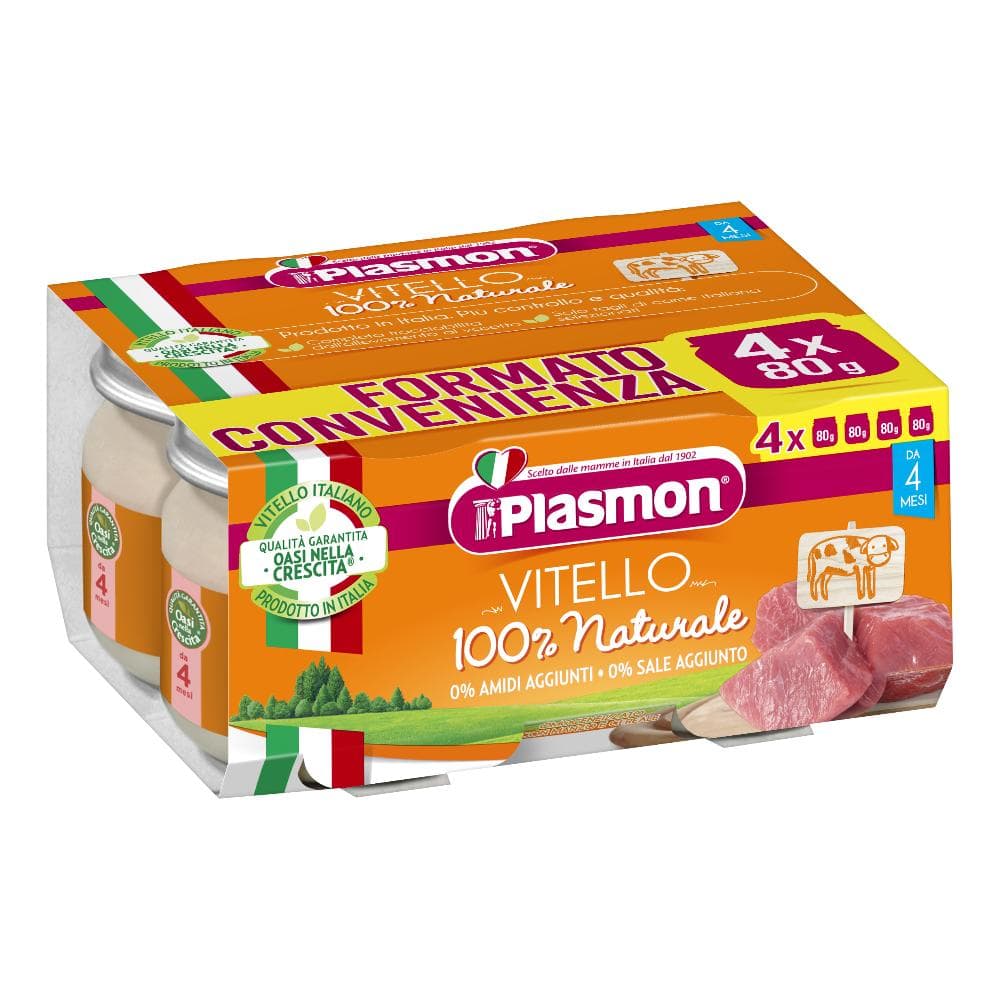 PLASMON OMOG VITELLO 4X80G