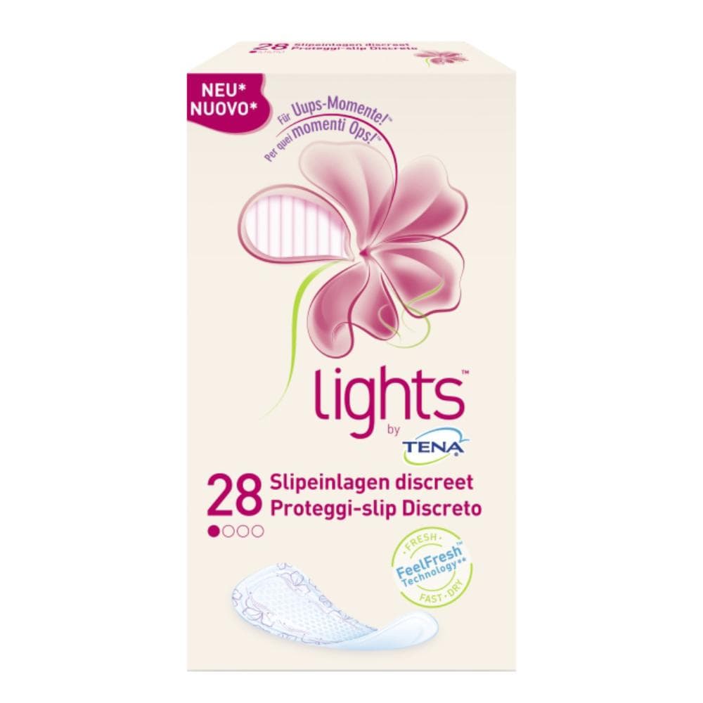 LIGHTS BY TENA DISCRETO PROTEGGI SLIP DISCRETO 28 PEZZI