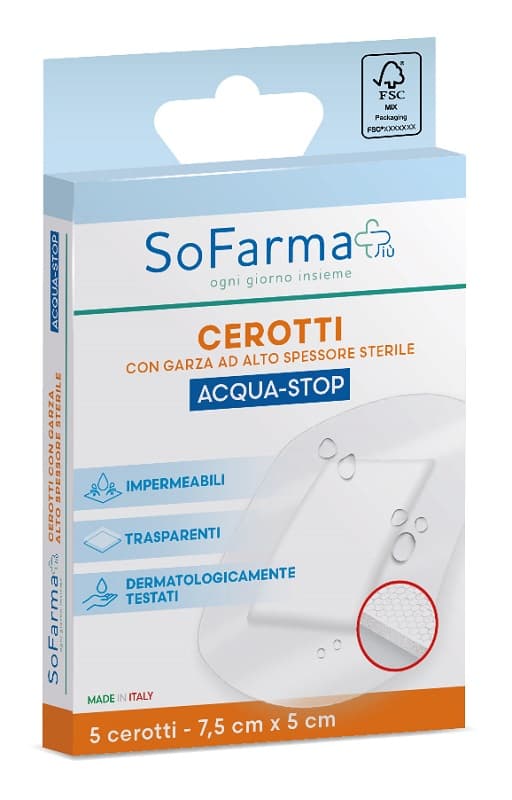 CEROTTO ACQUASTOP 7,5X5 5P SF+