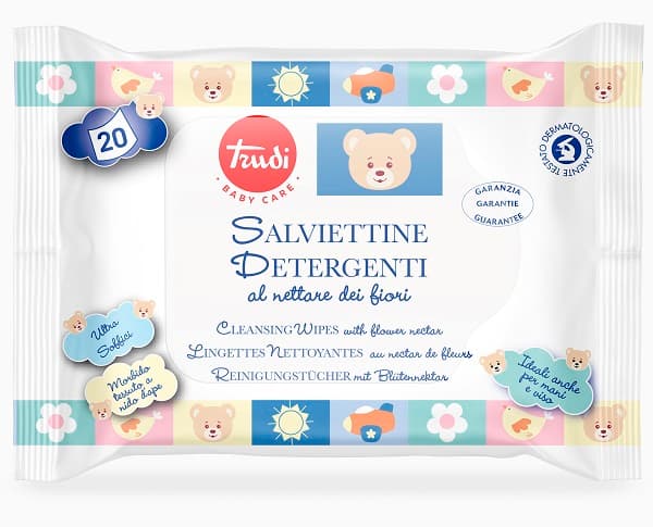 TRUDI BABY CARE SALV DET 20PZ