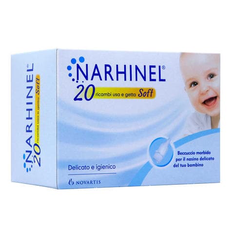Narhinel Ricambi Per Aspiratore Nasale 20 pezzi usa e getta
