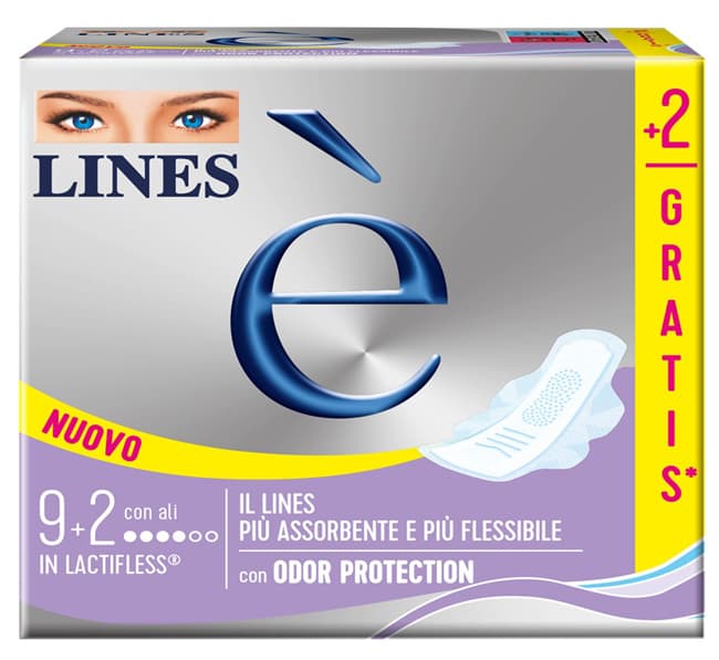 LINES E\' ALI CARRY PACK 9 + 2 PEZZI