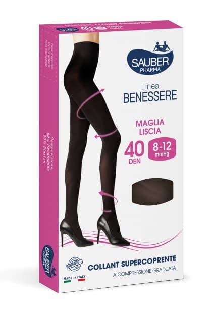 COLLANT SUPERCOPRENTE SAUBER 8-12MMHG 60 DENARI NERO 3