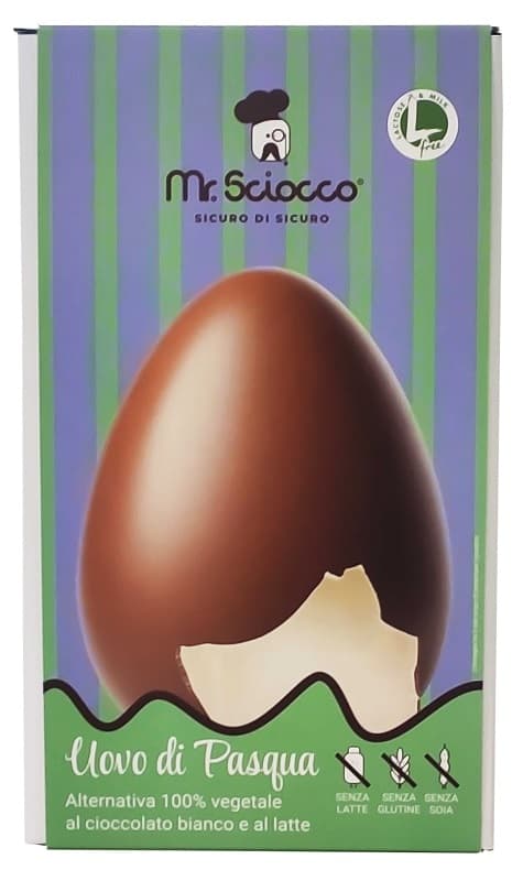 MR SCIOCCO UOVO DI PASQUA BIGUSTO BIANCO E LATTE VEGAN 300 G