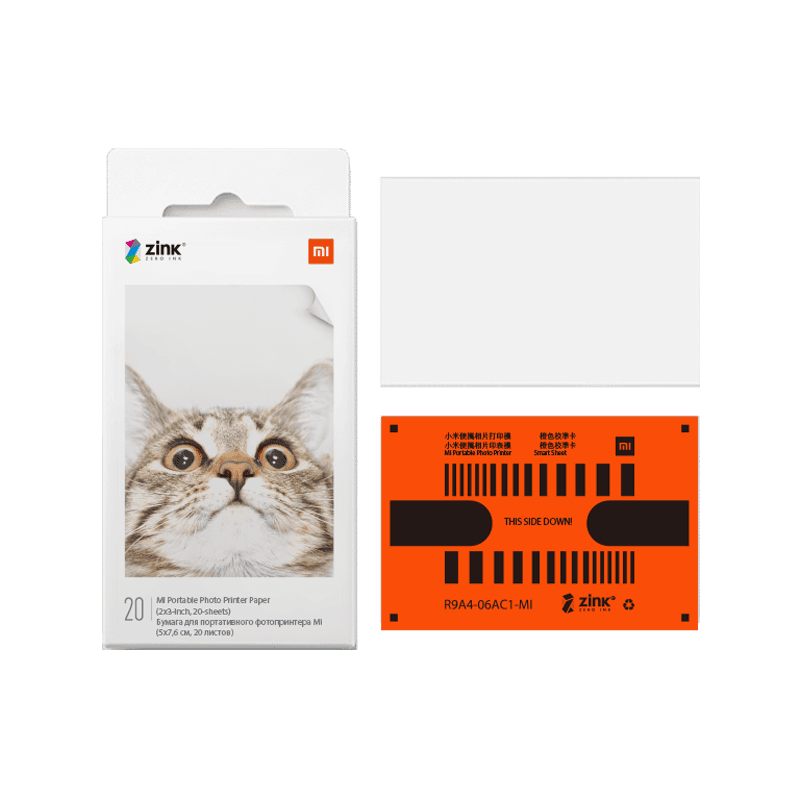 Mi Portable Photo Printer Paper (2x3-inch, 20-sheets)