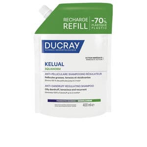 KELUAL SQUANORM shampoo per forfora grassa ricarica 400 ml