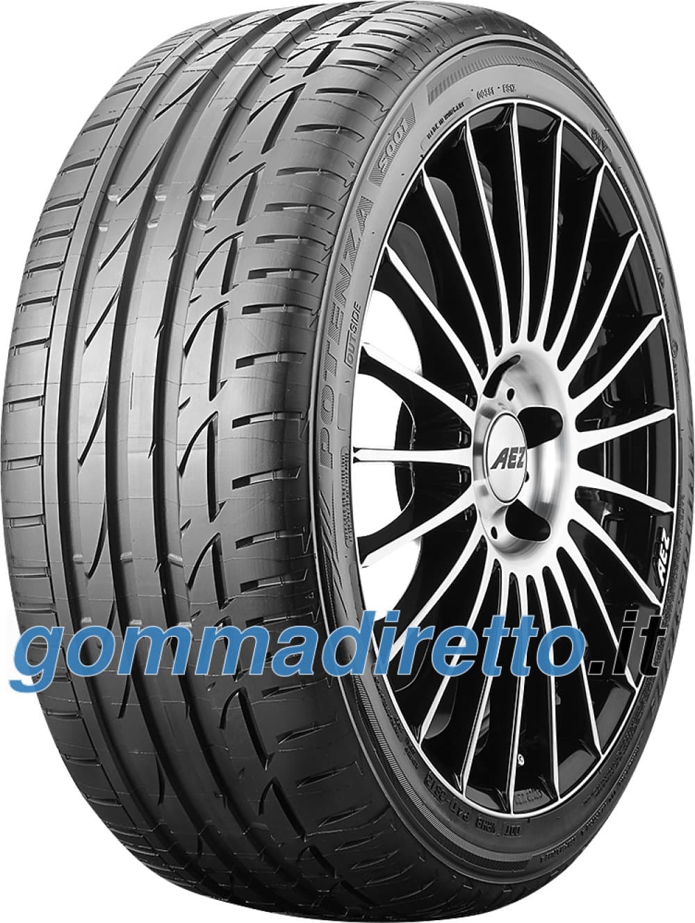 Bridgestone Potenza S001 RFT ( 245/35 R18 88Y *, con protezione del cerchio (MFS), runflat )