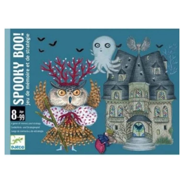 Gioco di carte Spooky Boo - Divertitevi con gli amici e migliorate la vostra memoria - Nuevo