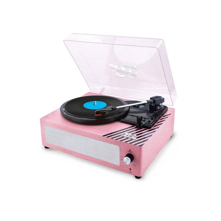 Giradischi vinile Lisciani Giochi Vintage Rainy Days 3 velocità Bluetooth Rosa - Nuevo