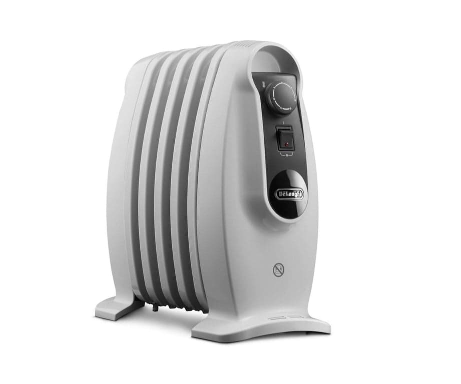 De'Longhi TRNS0505M apparecchio di riscaldamento Interno Bianco 500 W Riscaldamento elettrico a olio - Nuevo