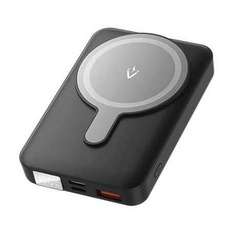Powerbank 10000mAh Vention FHTB0- 22.5W- Wireless- Negra - Nuevo