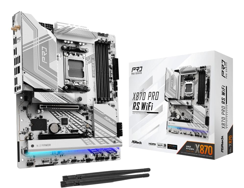 Asrock X870 Pro RS WiFi AMD X870 Socket AM5 ATX - Nuevo
