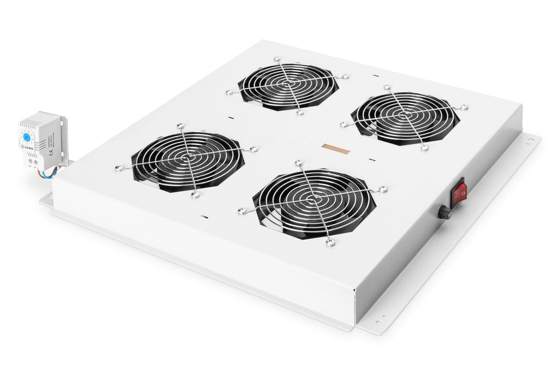 Digitus Unità di ventilazione da tetto per armadi di rete della serie Unique & Varioflex-N, armadi di rete e armadi server Dynamic Basic - Nuevo