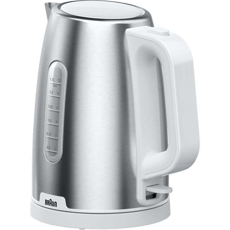Bollitore elettrico Braun WK 1500 1,7L Acciaio Inossidabile/Bianco - Nuevo