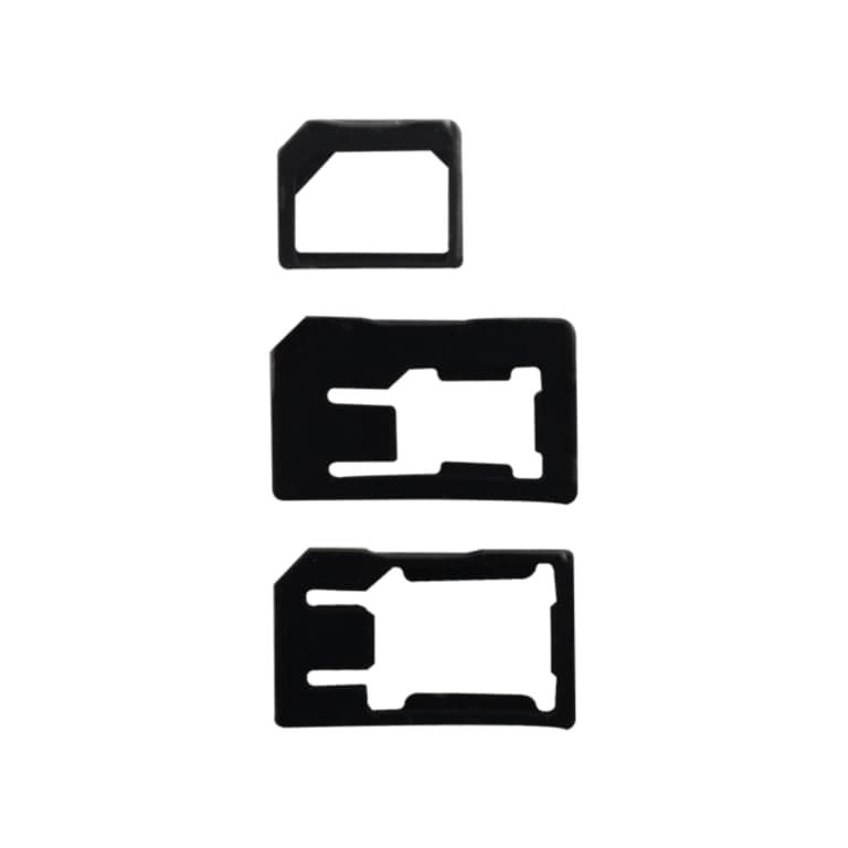 Confezione da 3 adattatori da MicroSIM/NanoSIM a SIM/Pic SIM - Nuevo