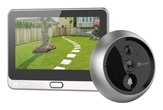 EZVIZ DP2 2K sistema videocitofono 3 MP 10,9 cm (4,3 ) Argento - Nuevo