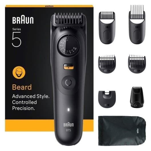 Braun Bt5560 - Recortadora De Barba Con 8 Accesorios - Nuevo
