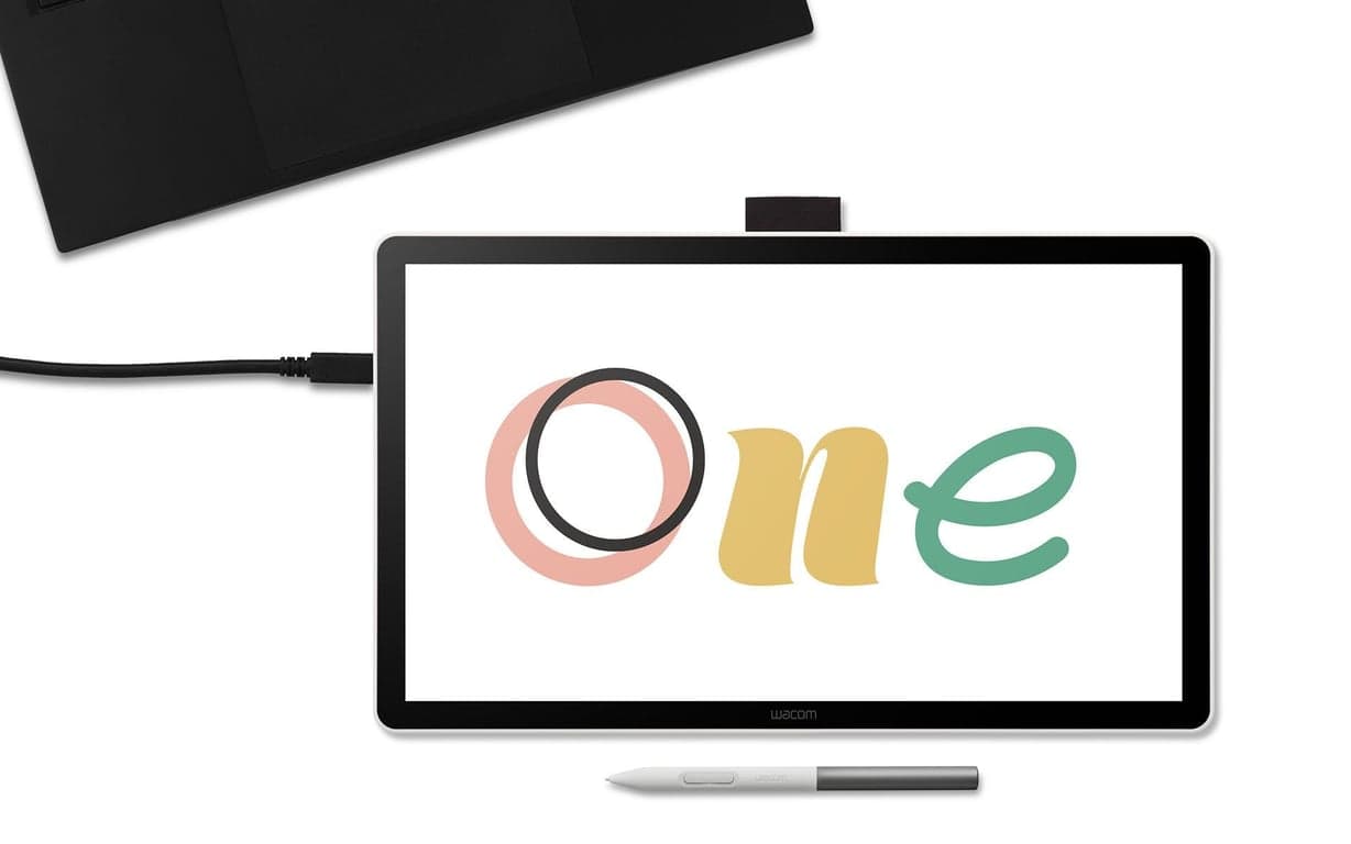 Wacom One 14 tavoletta grafica Nero, Bianco 2540 lpi 309 x 174 mm USB - Nuevo
