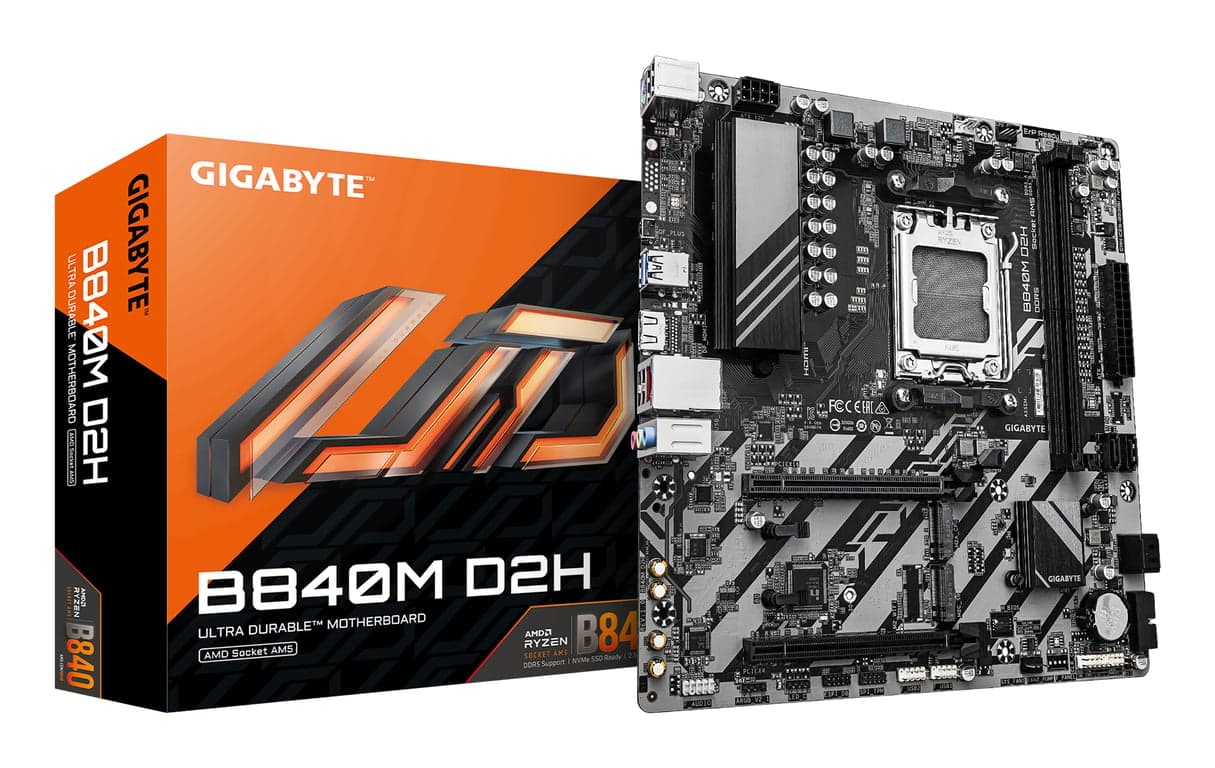 Placa Base Gigabyte B840M D2H Socket AM5- Micro ATX - Nuevo