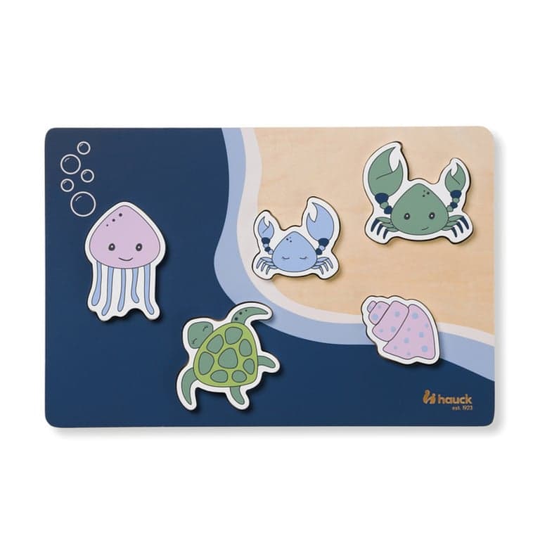 N Fit Sea Puzzle educativo in legno per bambini - Nuevo