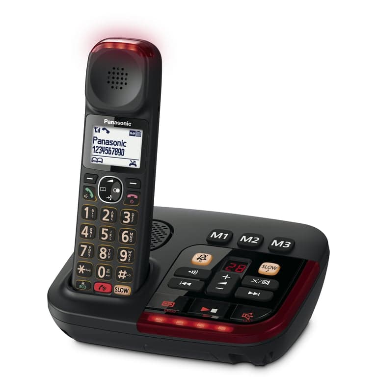 Panasonic KX-TGM420EXB Telefono DECT con ID chiamante Nero - Nuevo