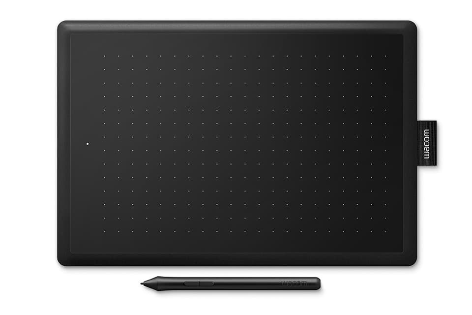Tavoletta grafica Wacom One by Medium Nero 2540 lpi 216 x 135 mm USB - Nuevo