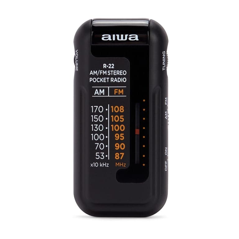Aiwa Rs-22 Nero / Radio Fm Am PORT Data - Nuevo