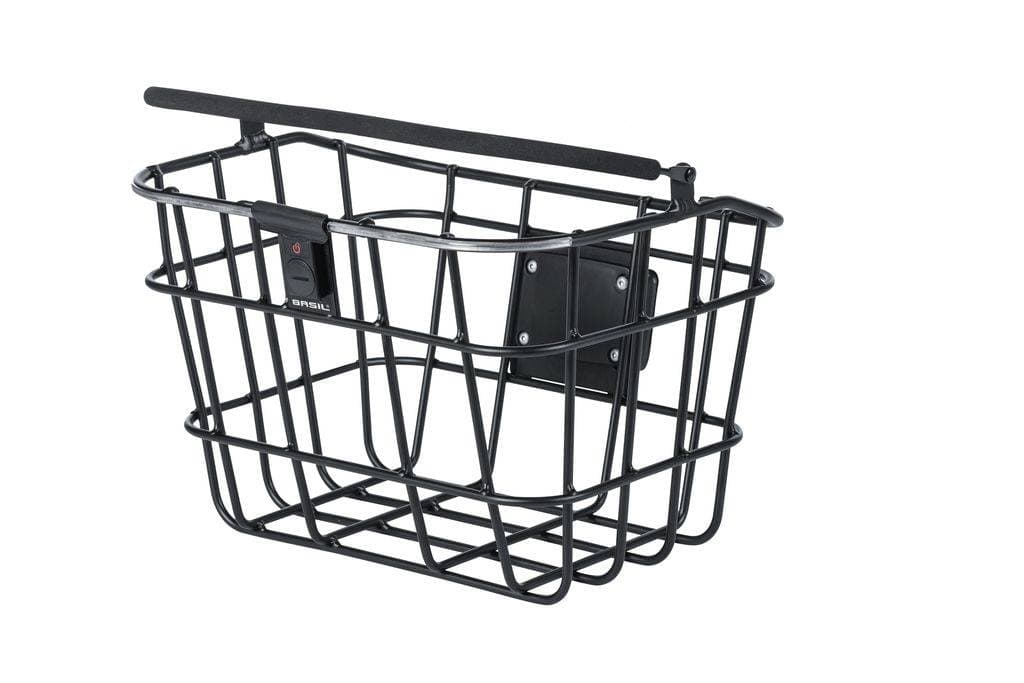 Basil Northlight Aluminum Front Basket With a Handle
