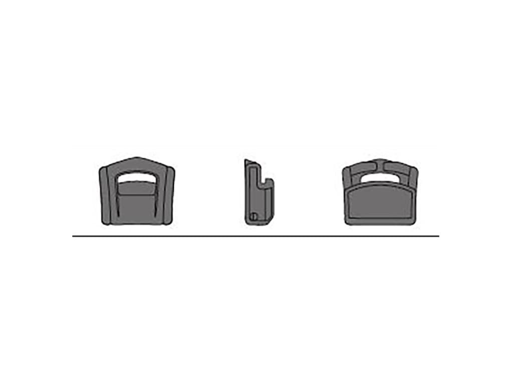 Clips for strap on MET drone helmet etc. 1 set