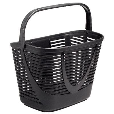 Basket Front Plastic KLICKFIX Lamello Black 12 Liters