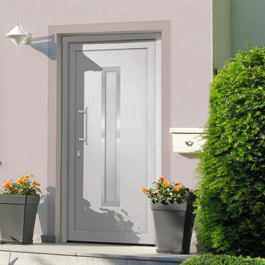 Vidaxl porta di ingresso bianca 98x208 cm Edilizia Brico giardino animali
