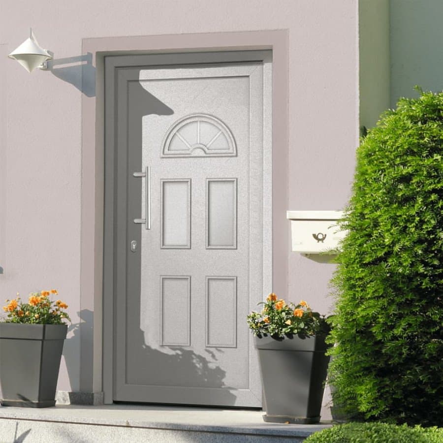 Vidaxl porta di ingresso bianca 98x208 cm Edilizia Brico giardino animali