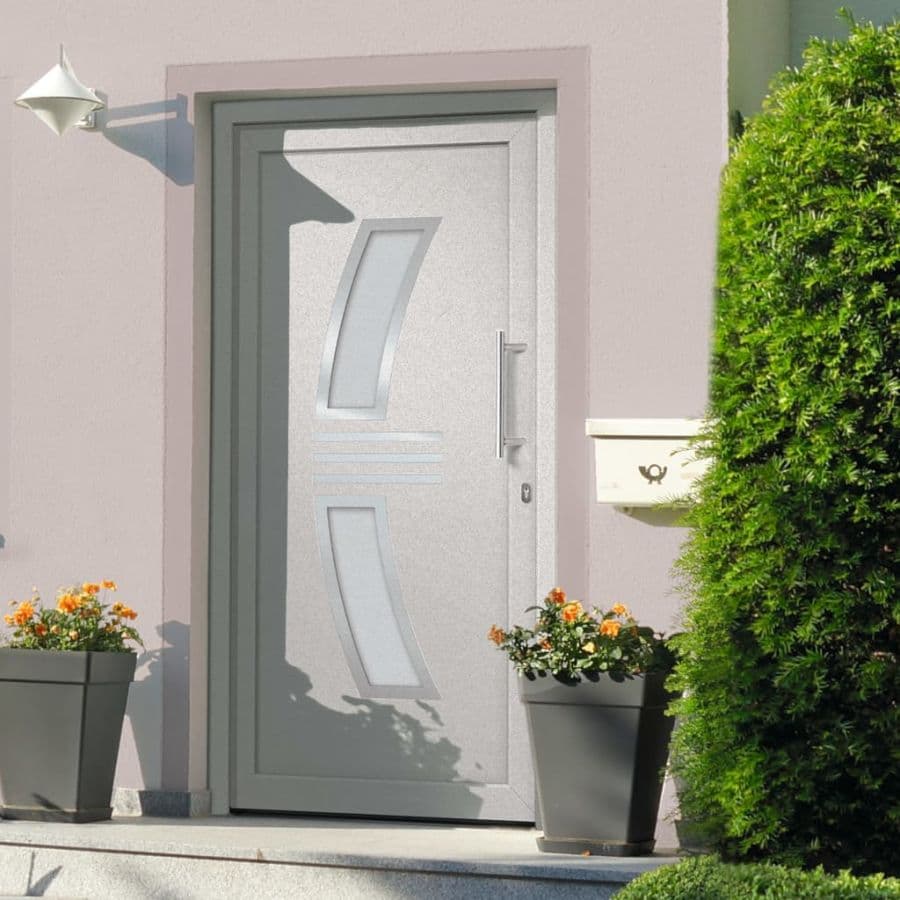 Vidaxl porta di ingresso bianca 98x200 cm Edilizia Brico giardino animali