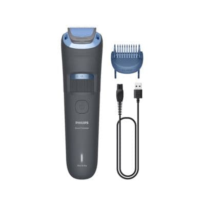 Philips Beard Trimmer 3000 Series - Rifinitura barba con lame con punta arrotondata - BT3619/15