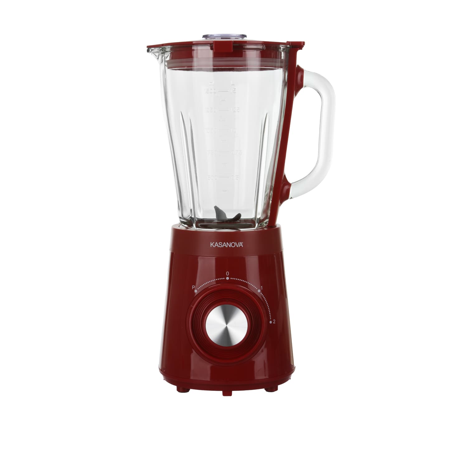 Frullatore con brocca in vetro 1,5 L rosso
